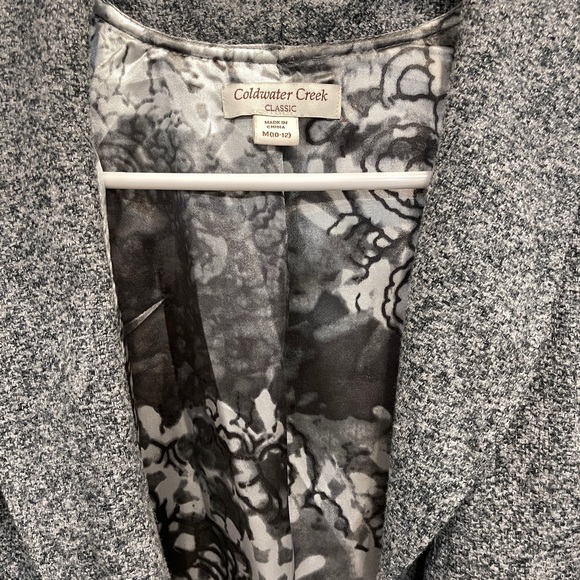 Coldwater Creek Classic Tweed Blazer Jacket - Picture 2 of 10